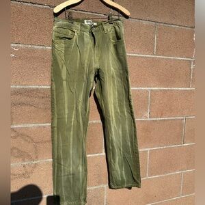 Jeans tie dye green 32x30